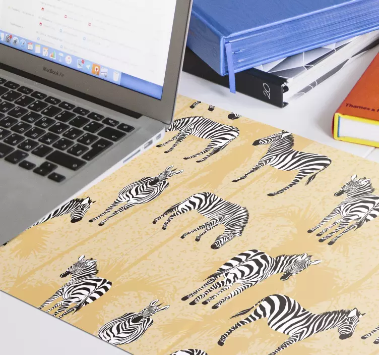 Patronen muismat zebra print patroon - TenStickers