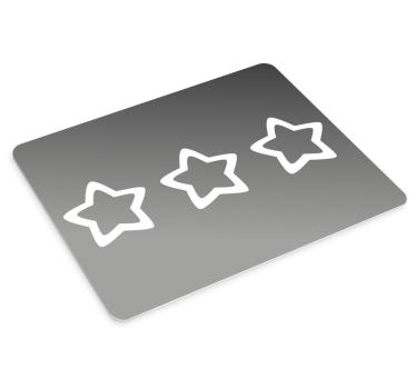 Stijlvolle sterren patronen muismat - TenStickers