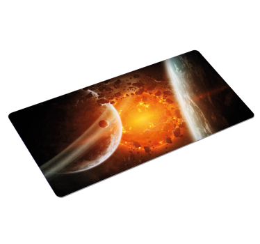Planeten explosie gaming vinyl muismat - TenStickers