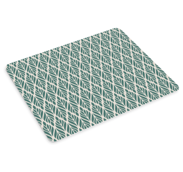 Etnisch bloemenpatroon bloemen muismat - TenStickers