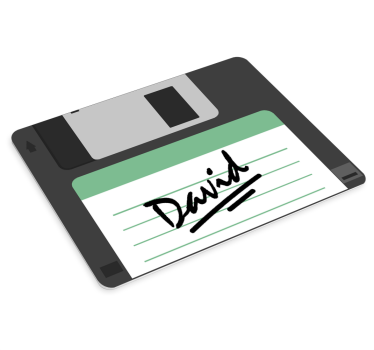 Originele muismat retro floppy design - TenStickers