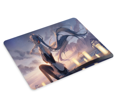 XXL Muismat anime Anime gamer meisje - TenStickers