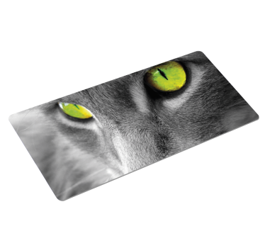 Originele muismat indrukwekkende kattenogen - TenStickers