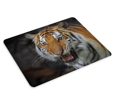 Gaming muismat fierce tiger afbeelding - TenStickers
