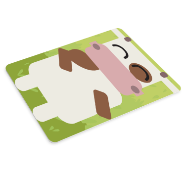 Gaming muismat schattig dierenkarakter - TenStickers