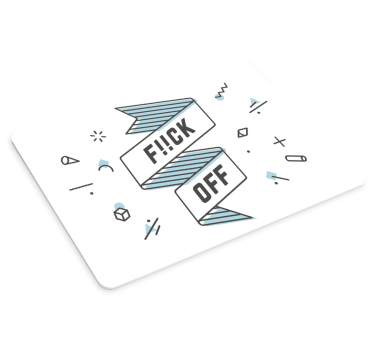 Citaat muismat duidelijke boodschap verklaring - TenStickers