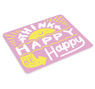 Citaat muismat Denk positief - TenStickers