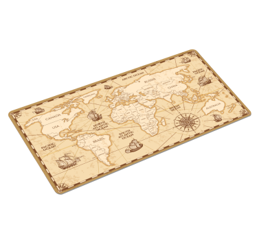 Wereldkaart XXL muismat Wereldkaart vintage - TenStickers