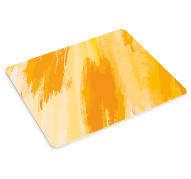 Originele muismat Geel en oranje - TenStickers