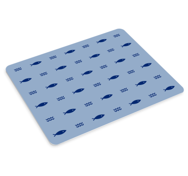Patronen muismat vissenpatroon motief - TenStickers