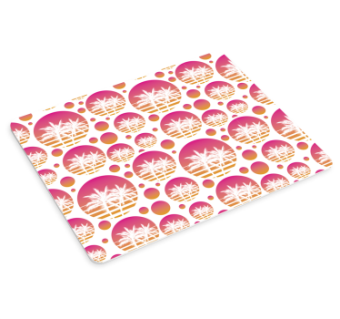 Patronen muismat tropisch cirkel motief - TenStickers