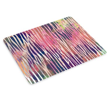 Muismat zebra Abstracte lijnen textuur - TenStickers