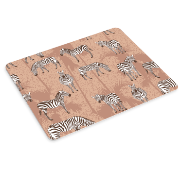 Patronen muismat zebra patroon ontwerp - TenStickers