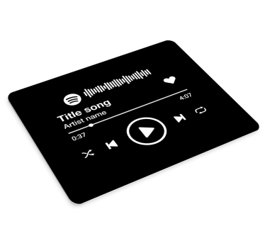 Muismat met naam Spotify - TenStickers