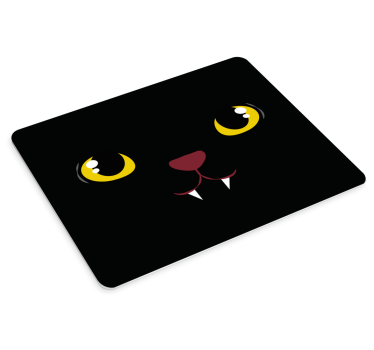 Originele muismat kattengezicht kenmerken - TenStickers