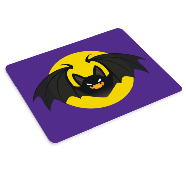 Gaming muismat spooky vleermuis embleem - TenStickers