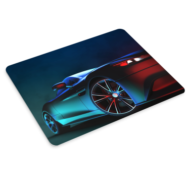 Gaming muismat stijlvolle zijaanzicht auto - TenStickers