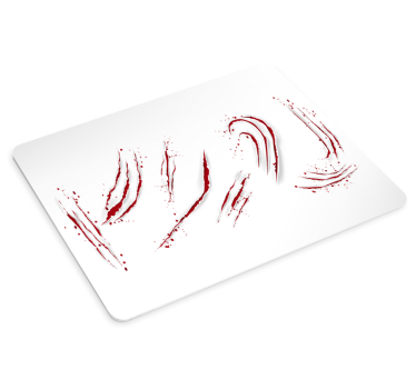 Gaming muismat fierce krasspatroon - TenStickers