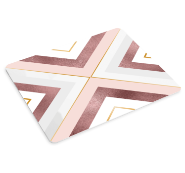 Patronen muismat geometrisch kleurrijk patroon - TenStickers