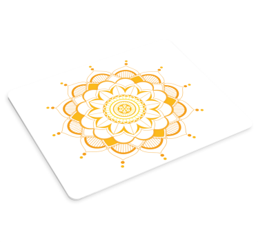 Patronen muismat mandala bloem motief - TenStickers