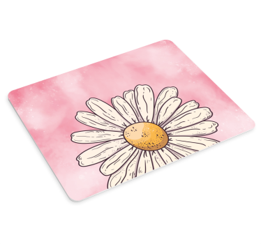 Originele muismat vrolijke margriet bloem - TenStickers