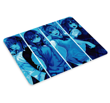 Anime muismat Anime meisjes blauw - TenStickers