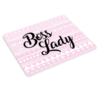 Citaat muismat boss lady inspiratie - TenStickers