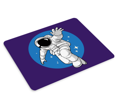 Gaming muismat astronaut in de ruimte - TenStickers