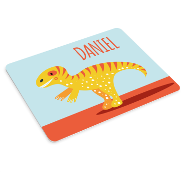 Originele muismat kleurrijk dinosaurussymbool - TenStickers
