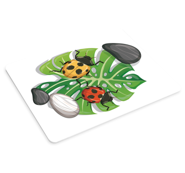 Cartoon monstera meer muismatten - TenStickers
