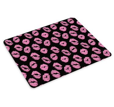 Patronen muismat kiss print patroon - TenStickers