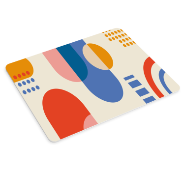 Patronen muismat geometrische kleurenmix - TenStickers
