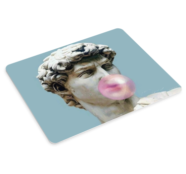 Borrelende marmeren sculptuur originele muismat - TenStickers