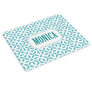 Muismat met naam elegant gepersonaliseerd naam - TenStickers