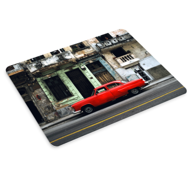 Originele muismat classic rode auto - TenStickers