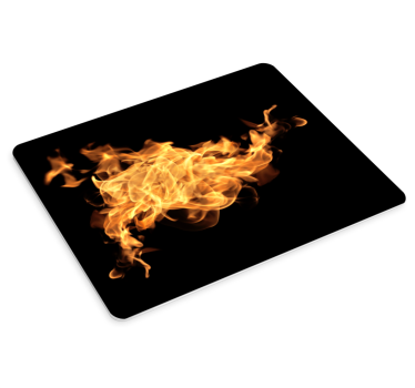 Gaming muismat vurige abstracte patronen - TenStickers