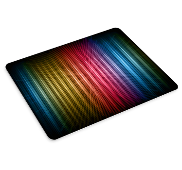 Gaming XXL muismat Regenboog lijnen - TenStickers