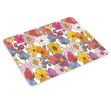 Patronen muismat levendige botanische compositie - TenStickers