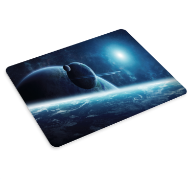 Gaming muismat kosmisch planetair tafereel - TenStickers