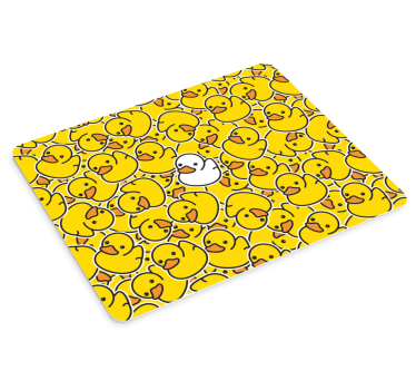 Originele muismat schattig eendenpatroon - TenStickers