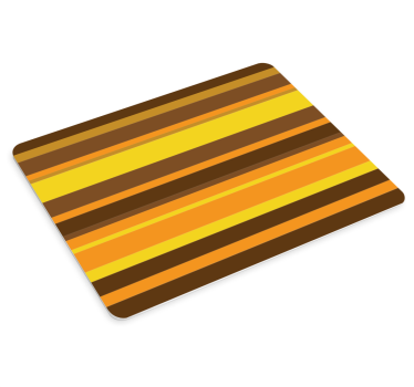 Gaming muismat dappere gestreepte patroon - TenStickers
