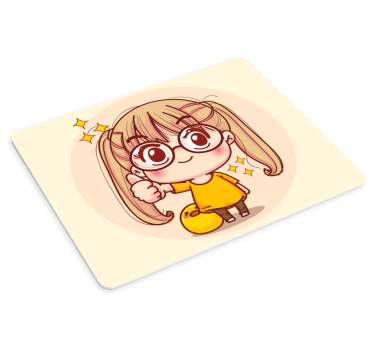 Anime muismat vrolijk cartoon personage - TenStickers