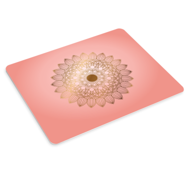 Patronen muismat elegant bloemen mandala - TenStickers