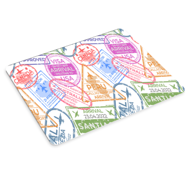 Patronen muismat Reiszegels - TenStickers