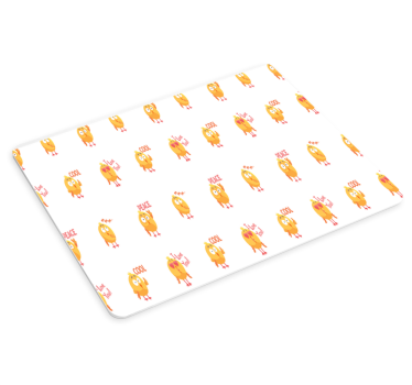 Originele muismat vrolijke cartoon vogels - TenStickers