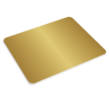 Patronen muismat glanzend metalen oppervlak - TenStickers
