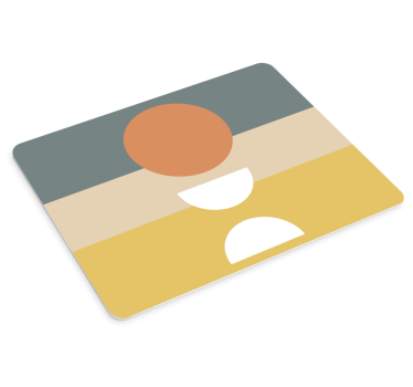 Patronen muismat geometrische circulaire elementen - TenStickers