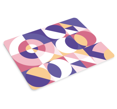 Patronen muismat geometrische kleurblokken - TenStickers