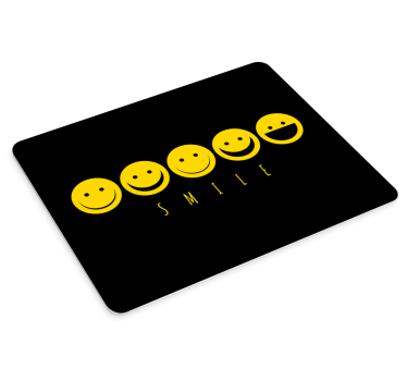 Citaat muismat smile emoji collectie - TenStickers