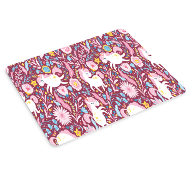 Gaming muismat speelse eenhoorn patroon - TenStickers